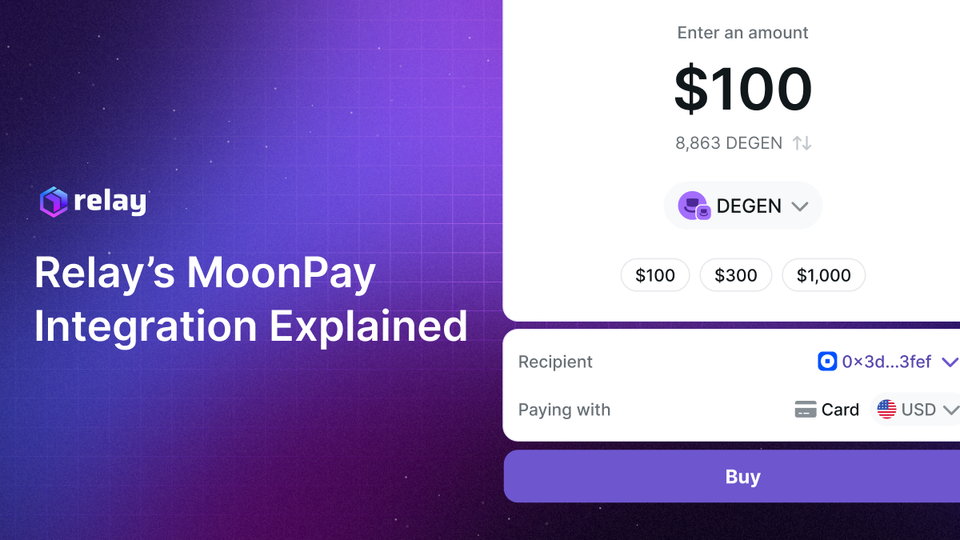 How Fiat Onramps Are Revolutionizing Cross-Chain Transactions: Relay’s MoonPay Integration Explained